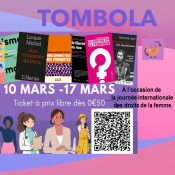 Tombola à l’occasion de la journée internationale des droits de la femme