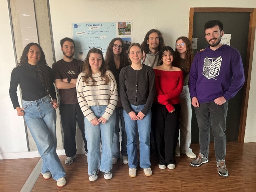 Photo des étudiantes et étudiants qui ont témoigné.
